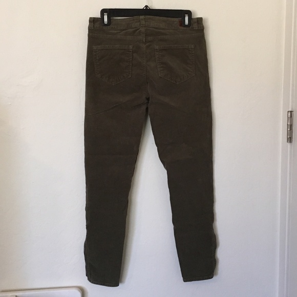 Paige skinny ankle zip corduroy pants - Picture 2 of 8